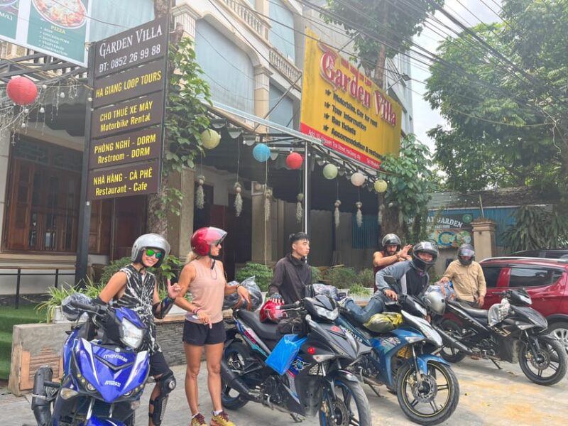 Ha Giang: 3-Day Motorbike Adventure With Garden Villa - Motorbike Rental and Guides