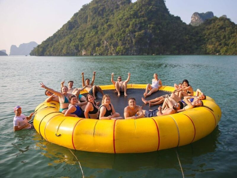 Ha Long Bay 5 Star Cruise Day Tour- Cave, Kayaking and Lunch - Enjoy Titop Island Activities