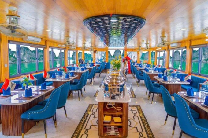 Ha Long Bay 5 Star Cruise Day Tour- Cave, Kayaking and Lunch - Sunset Party on Boat