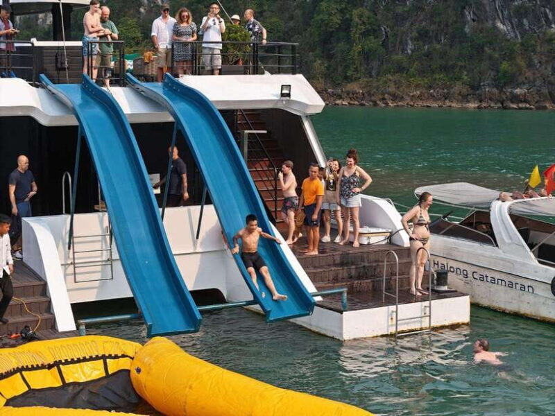 Ha Long Bay & Lan Ha Bay Day Tour on 5 Star Premium Cruise - Included Features
