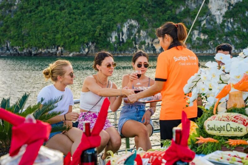 Ha Long Bay Luxury Day Cruise With Small Group Buffet Lunch - Excluded Expenses