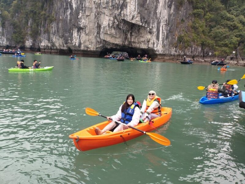 Ha Long Bay Luxury Day Cruise,Buffet Lunch, Titop,Cave,Kayak - Pickup and Transportation