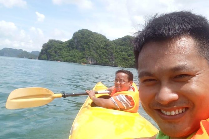 Ha Long Bay Six Hours Trip Kayaking & Swimming on Beach - Exploring Caves and Climbing Lookout