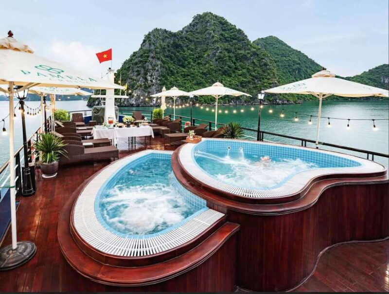Ha Long Day Cruise- Nice Boat With Kayaking & Jacuzzi Pool - Onboard Experience