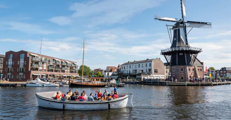 Haarlem: Canal Tour and Windmill De Adriaan Entry Ticket - Tour Itinerary and Experience