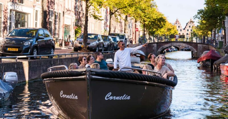 Haarlem: Open Boat Canal Tour in the Historical City Center - Tour Highlights