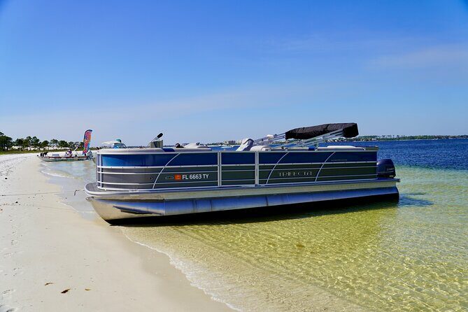Half Day 90HP Pontoon Rental to Shell Island - Key Points