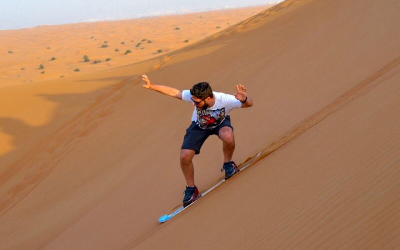 Half Day Desert Sand Boarding Experience With Dinner - Itinerary and Activities