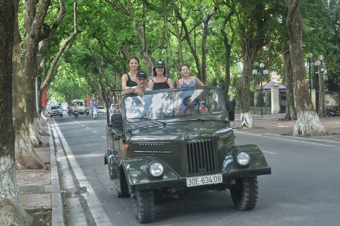 Half Day Hanoi Jeep Tour: Food + Culture+ Sight + Fun in Legendary - Taking in Vibrant Street Life
