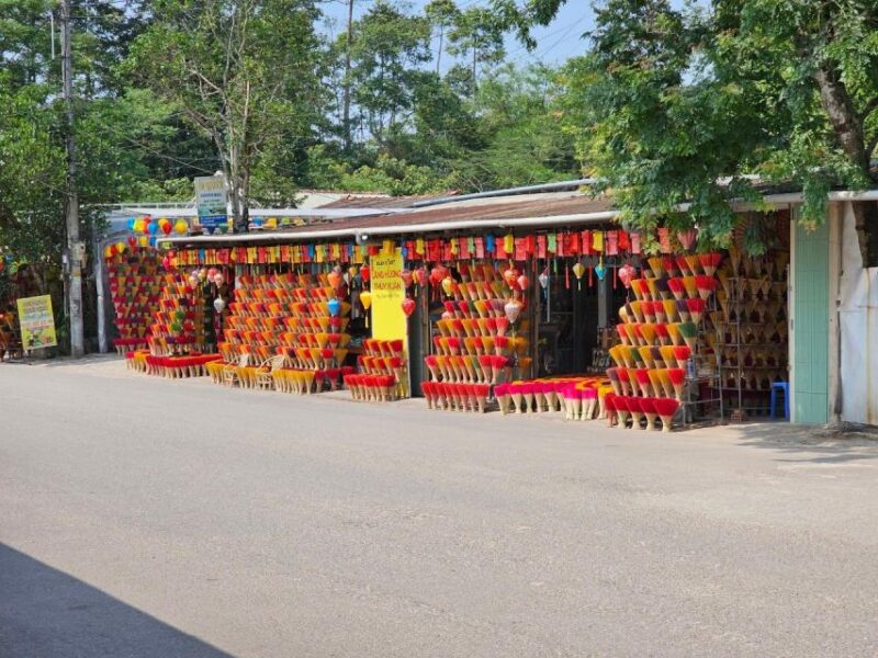 Half-Day Hue Motorbike Tours: Water Park, Incense & Pagoda - Incense Village Exploration