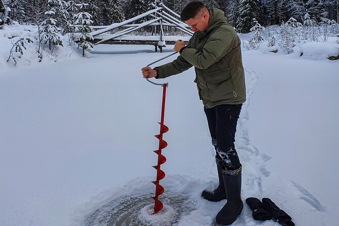 Half-Day Husky Safari and Salmon Ice Fishing Experience - Whats Included in the Package