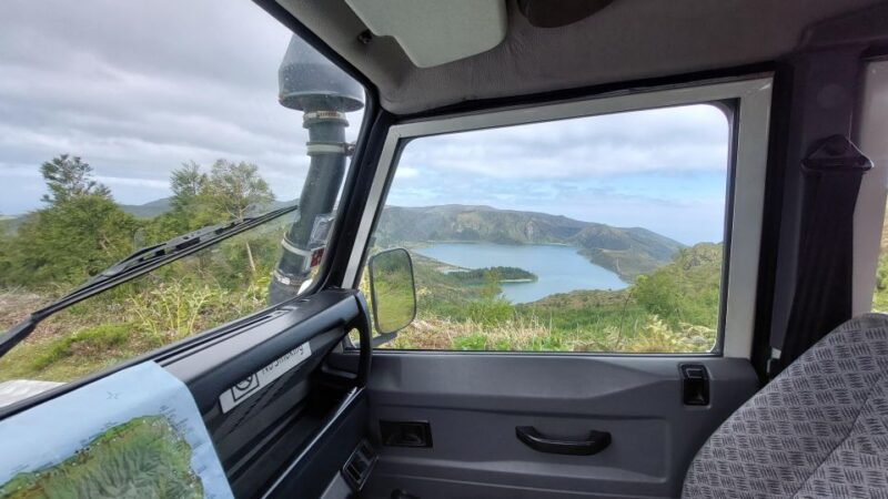 Half Day Lagoa Do Fogo 4X4 Tour and Gin Library - Pickup and Transportation