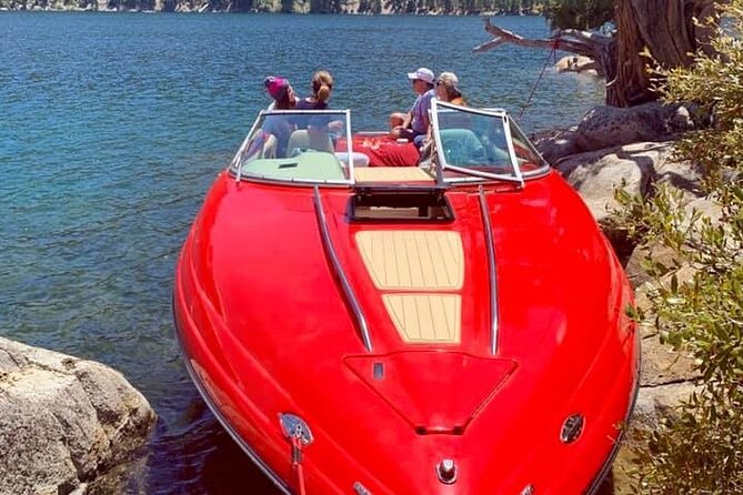 Half Day Luxury Boat Charter on Beautiful Lake Tahoe - Luxury Speedboat "Grateful Red"