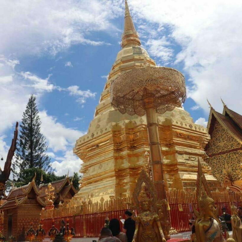 Half Day Morning Wat Pha Lat & Wat Phra That Doi Suthep Tour - Key Points