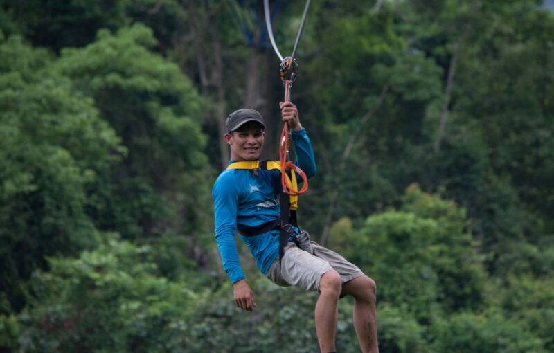 Half-Day Nam Song River Kayak Tour With Zipline or Tham None - Key Points