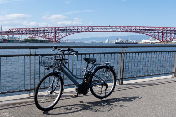 Half Day Osaka Bay Area Cycling With E-Assist Bicycle Tour - Meeting and Pickup