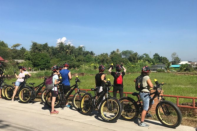 Half-Day Ping River and Rice Paddies E-Bike Adventure (Flat Land, Guided) - Wat Ton Kwen Temple