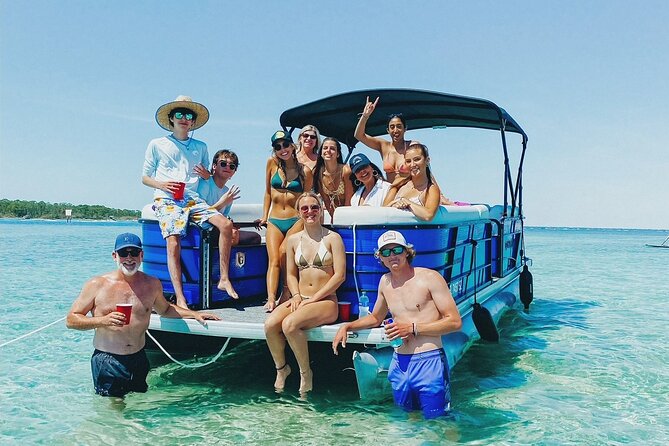 Half Day Pontoon Boat Rental- Fort Walton Beach - Meeting and Pickup