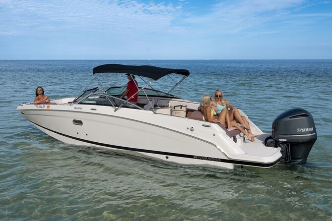 Half-Day Private Boating On Premium Four Winns - Clearwater Beach - Shelling and Swimming Opportunities