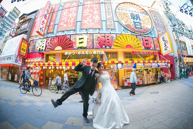 Half Day Private Couple Photography Experience in Osaka - Private Transportation During Shoot