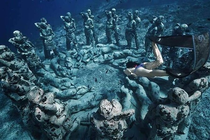 Half-Day Private Guided Snorkeling Turtles Underwater Statues - Meeting and Pickup