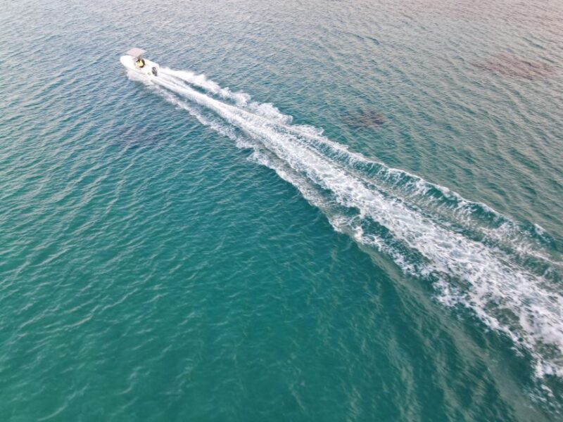 HALF-DAY PRIVATE TOUR WITH BOAT TO KOUTSOMITI, KOUNOUPA, AND THE RED ROCK - Key Points