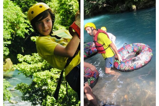 Half Day Tubing & Ziplining Experience in Rio Celeste - Activity Highlights