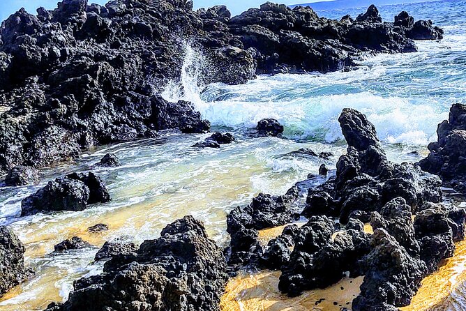 Halfway to Hana Private Tour Maui BlackBeach Waterfalls Turtles - Spot Giant Green Sea Turtles