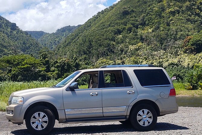 Halfway to Hana Tour of Maui Black Sand Beach Waterfalls Turtles - Transportation Details