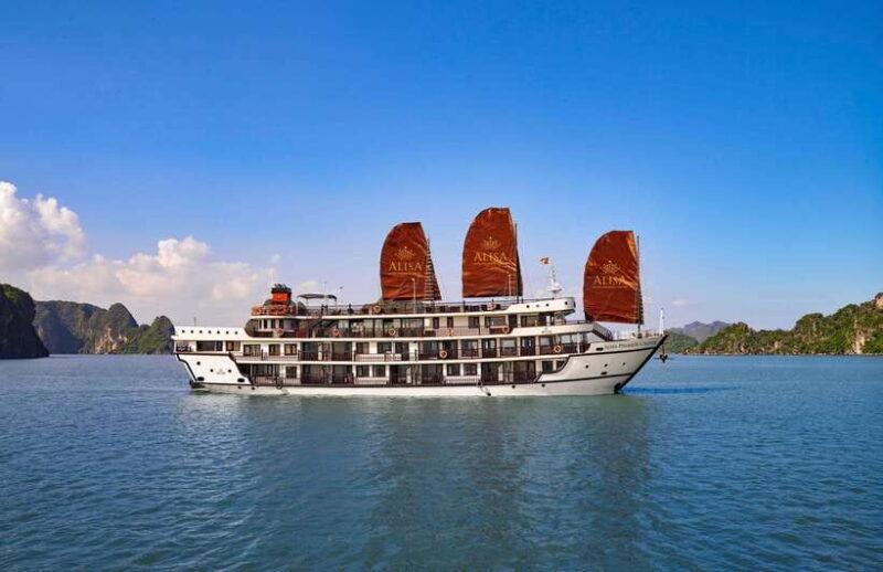 Halong Bay 2-Day: Alisa 5-Star Luxury Cruise From Hanoi - Day 1