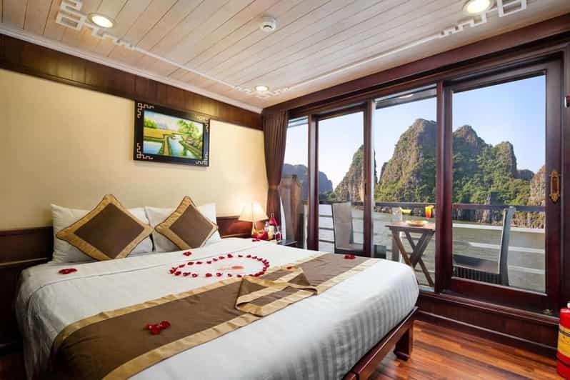Halong Bay: 4-Stars Luxury Tour Ha Long Bay 2D1N Tour - Accommodation and Amenities