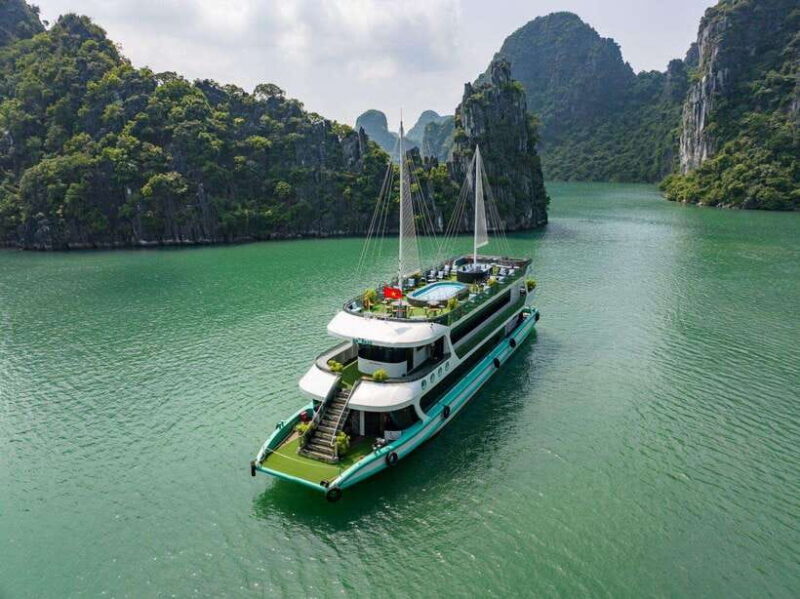 Halong Bay 5 Star Day Cruise With Swimm Pool, Buffet, Kayak - Meeting Point and Accessibility