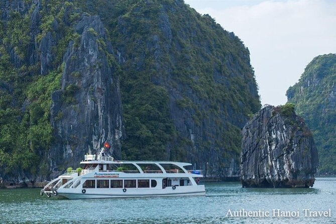 Halong Bay and Cave Full-Day Cruise,Lunch,Cave,Island,Beach From Hanoi - Cave Exploration and Activities