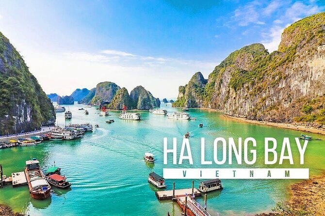 Halong Bay and Cave Full-Day Cruise,Lunch,Island,Beach from Hanoi - Key Points