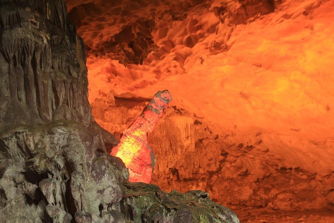 Halong Bay Cruise Day Trip: Titop Island, Surprise Cave, Swimming, Kayaking - Onboard Dining Experience