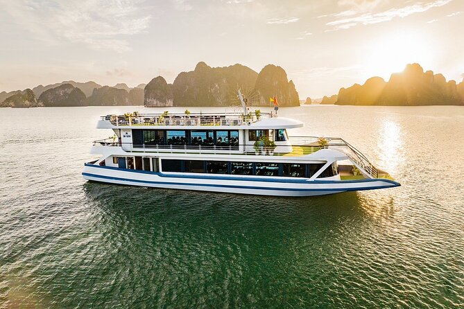 Halong Bay Day Tour With 5star Hercules Luxury Cruise,Buffet,Limo - Key Points