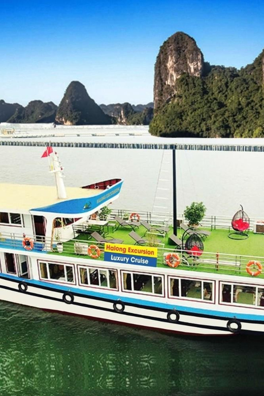 Halong Bay Full-Day Boat Tour From Tuan Chau Harbour - Key Points