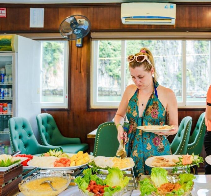 Halong Bay Full Day Tour 6 Hour Cruise Buffet Lunch - Transportation and Pickup