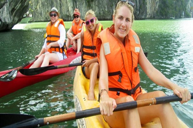 Halong Bay Full Day Tour - 6 Hours on Deluxe Cruise: Kayaking, Swimming, Hiking - Kayaking and Bamboo Boat Exploration