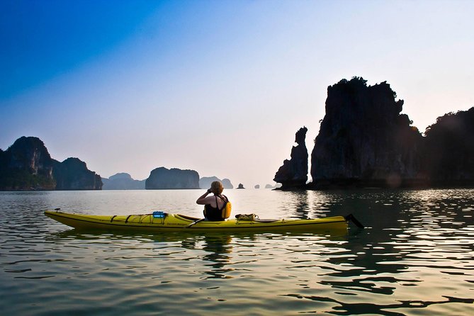 Halong Bay Full Day With Cave, Kayaking And Swimming - Highway Transfer - Air-conditioned Vehicle Transfer