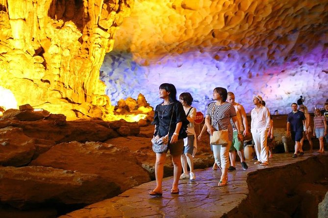 Halong Bay Full Day With Kayaking, Hiking Viewpoint, Cave - Deluxe to Luxury - Sung Sot Cave Exploration