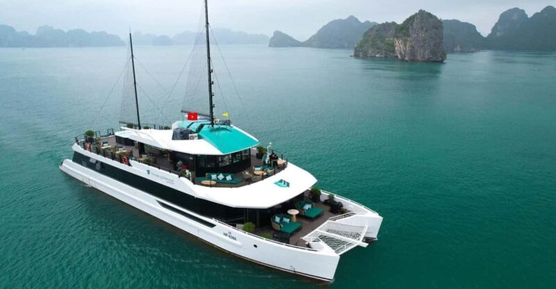 Halong Bay & Lan Ha Bay Day Tour on 5 Star Premium Cruise - Key Points