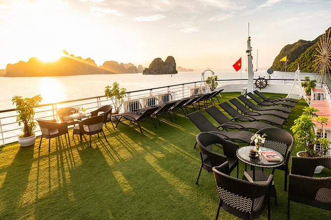 Halong Bay Luxur Cruise Day Trip: Buffet Lunch & Limousine Bus - Onboard Amenities and Activities