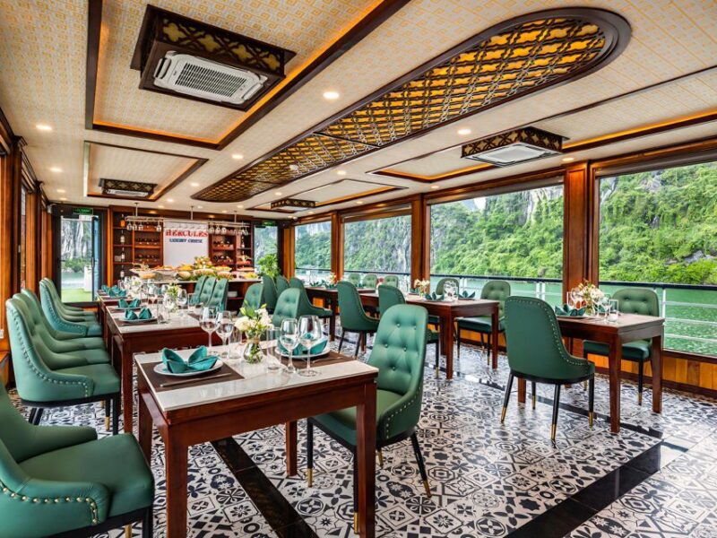 Halong Bay Luxury 5* Cruise With Kayaking & Lunch Buffet - Pickup and Drop-off Service