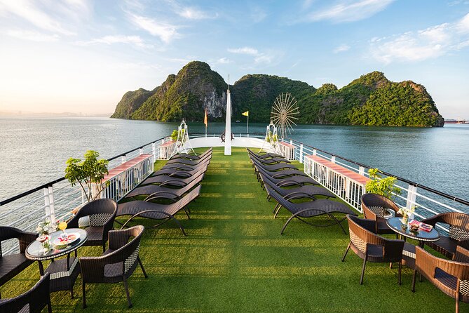 Halong Bay Luxury Cruise Day Trip: Buffet Lunch & Limousine Bus - Exploring Titop Island and Surprise Cave