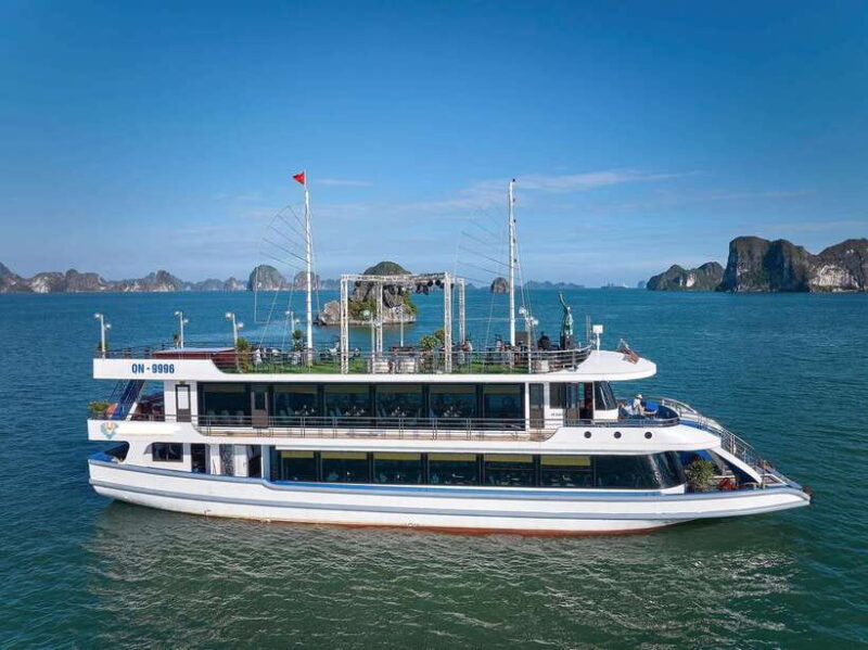 Halong Bay Luxury Cruise: Kayak&Swim,Cave, Party BEST SELLER - Key Points
