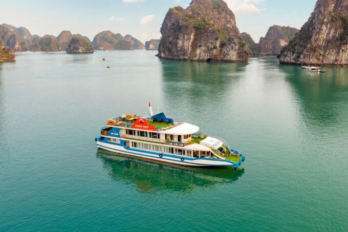 Halong Bay: Luxury Day Cruise With Buffet, Kayak, Swim - Sunset Party With Drinks and Snacks