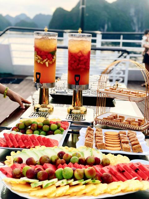 Halong Bay Luxury Day Tour Buffet Lunch,Small Group, Kayak - Kayaking or Bamboo Boat