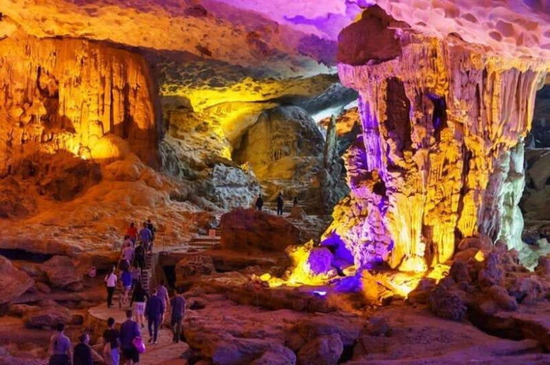 HALONG BAY: SUNG SOT CAVE-TI TOP ISLAND-LUON CAVE GROUP TOUR - Inclusions