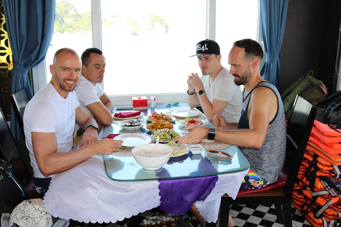 Halong Day Tour: Islands, Cave, Kayak. Lunch. Transfers - Pickup Information